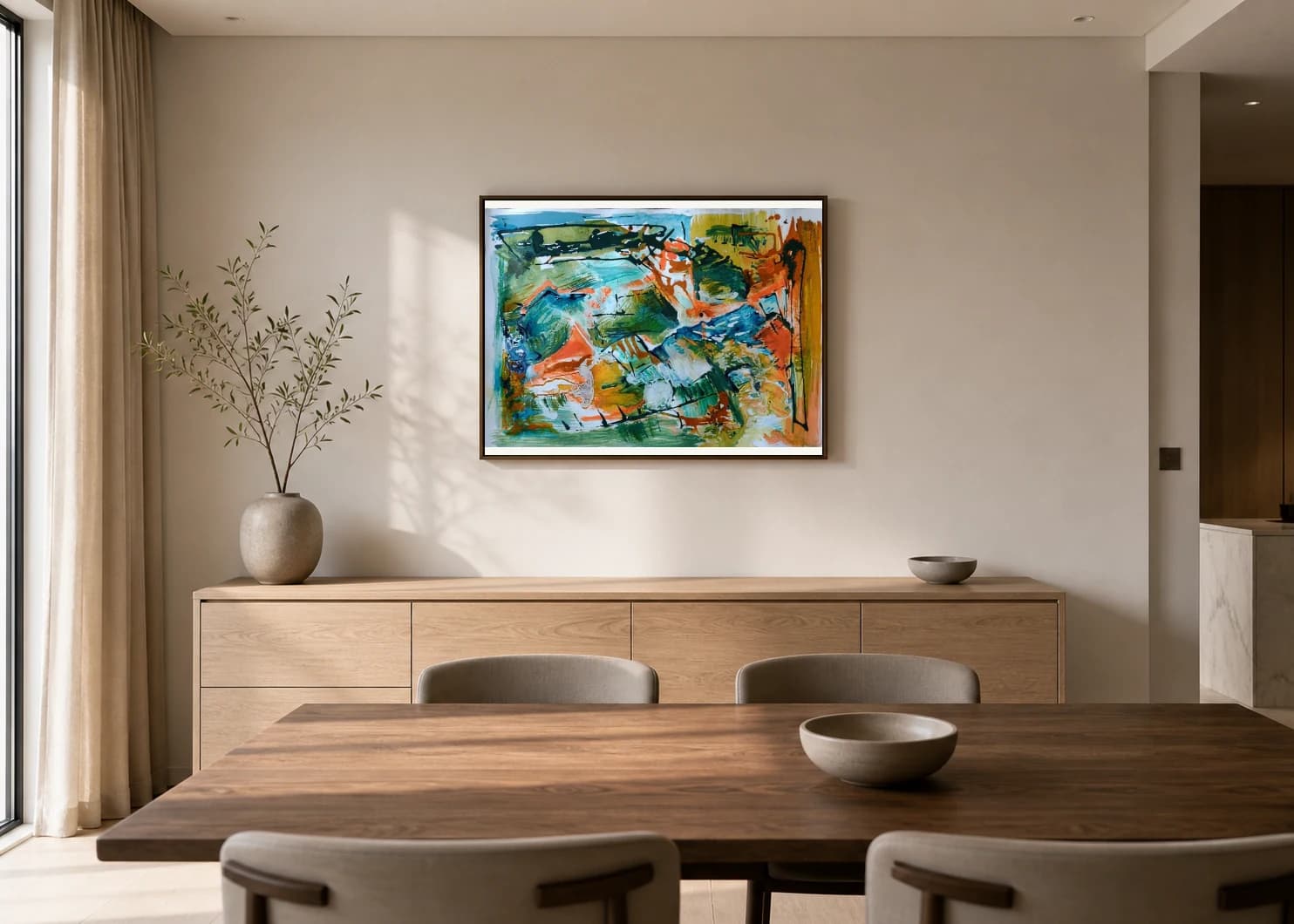 Abundancia En El Territorio - Comedor contemporaneo